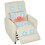 Homcom Sillón Masaje Reclinable Beige 88 x 93 x 102 cm 1