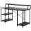 Homcom Mesa para Computadora Negro 140 x 60 x 93 cm 1
