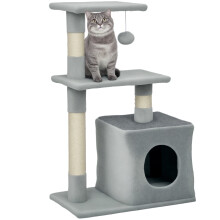 Árbol para Gato Gris 50 x 30 x 81.5 cm
