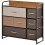 Homcom Cómoda de Tela Multicolor 80 x 29 x 78.5 cm 1