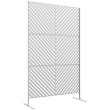 Biombo Exterior Blanco 122 x 45 x 198 cm