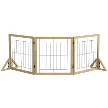 Barrera para Perro Marrón 210 x 44 x 70 cm