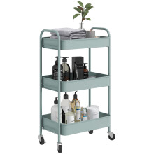 Carrito Auxiliar Azul 45 x 30.6 x 79 cm