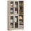 Homcom Alacena de Cocina Gris 90 x 35 x 172 cm 1