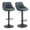 Homcom 2 Taburetes de Bar Negro 46 x 48 x 104 cm 1