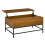 Homcom Mesa de Centro Elevable Marrón 90 x 60,5 x 45,5cm 1