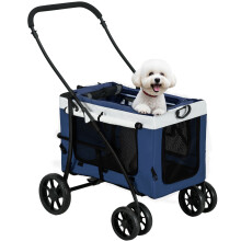 Carrito para Perro Azul 81 x 58 x 97.5 cm