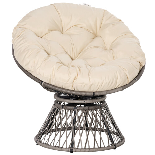 Outsunny Silla Giratoria Bicolor 87 x 97 x 86 cm