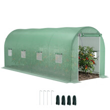 Invernadero de Túnel Verde 500 x 200 x 205 cm
