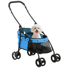 Carrito para Mascota Azul 82 x 47 x 97 cm