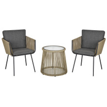Conjunto de Jardín marrón 60 x 60 x 67 cm