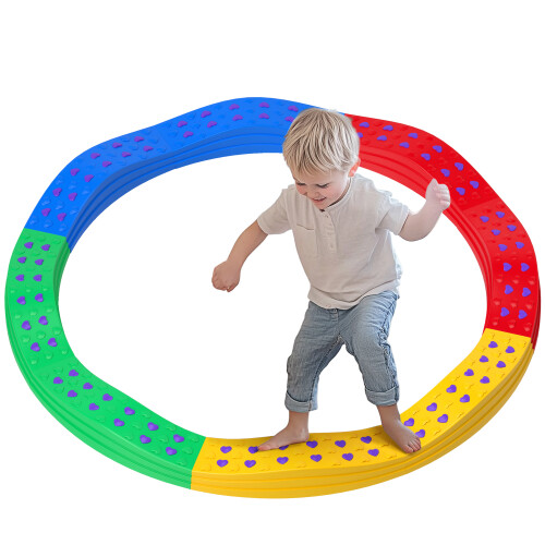 Viga de Equilibrio Multicolor 125 x 125 x 8 cm