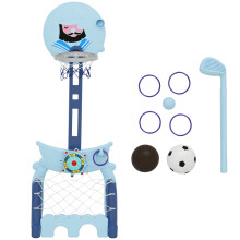 Canasta de Baloncesto Infantil Azul 58 x 56 x 154 cm