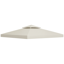 Techo Reemplazo para Carpa Beige 300 x 300 cm