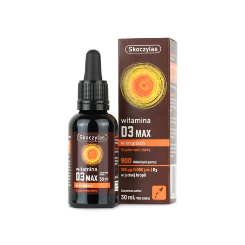 Skoczylas Witamina D3 Max 4000Iu Krople 30 ml 1