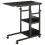 Homcom Mesa Lateral Móvil Negro 80 x 40 x 82 cm 1