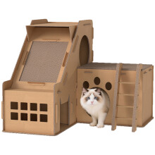 Rascador para Gato Marrón 67 x 66 x 57 cm