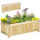 Outsunny Jardinera Marrón 70 x 30 x 25 cm 1