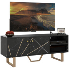 Mueble de TV Negro 110 x 35 x 45 cm