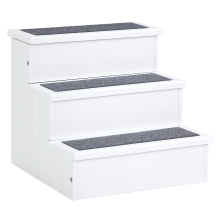 Escaleras para Mascota Blanco 40.5 x 44.5 x 38 cm
