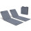 Outsunny Set 2 Esterillas Playa Gris 134 x 48 x 45 cm 1