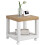 Homcom Mesa Auxiliar Bicolor 40 x 40 x 40 cm 1