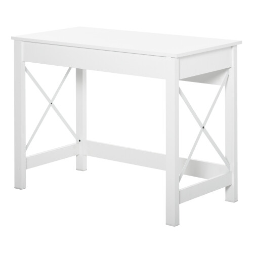 Homcom Mesa de Escritorio Blanco 105 x 50 x 76 cm