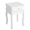 Homcom Mesita de Noche Blanco 40 x 35 x 60 cm 1