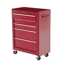 Carro de Herramienta Rojo 61.5 x 33 x 82.5 cm