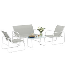 Muebles de Jardín Gris 112 x 73 x 74 cm
