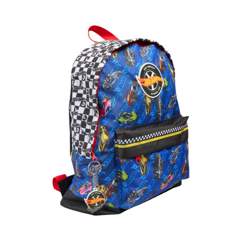 Hot Wheels Hot Wheels Childrens Backpack Aop Roxy Backpack Zip Fastening blue multi 1