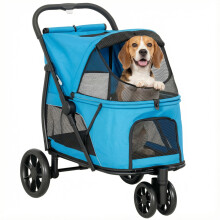 Carrito para Perro Azul 92 x 63 x 95 cm