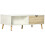 Homcom Mesa de Centro Blanco 106 x 58 x 39.5 cm 1