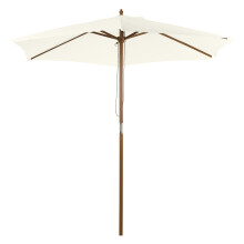 Parasol de Jardín Blanco Ø250 x 230 cm