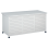 Outsunny Baúl de Madera Blanco 127 x 56 x 60 cm 1