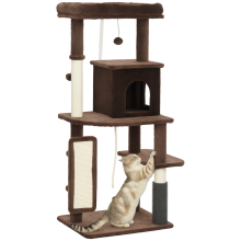 Árbol para Gato Marrón 55 x 44 x 132 cm