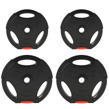 Discos de Pesa Negro 34 x 34 x 6 cm