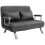Homcom Sofá Cama Doble Gris 111 x 80 x 78 cm 1