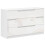 Homcom Cómoda Blanco 120 x 40 x 75 cm 1