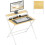 Homcom Escritorio Plegable Marrón 86 x 66 x 82 cm 1