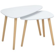 Mesas Auxiliare Blanco 59.5 x 39.5 x 45 cm