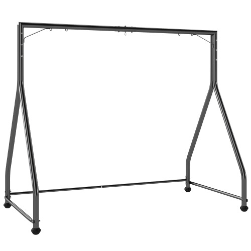 Outsunny Estructura de Columpio Negro 210 x 117 x 175 cm