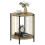 Homcom Mesa Auxiliar Marrón 43.5 x 43.5 x 51 cm 1
