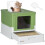PawHut Arenero para Gato Multicolor 47.5 x 35.5 x 36.7 cm 1