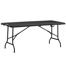 Mesa Jardín Plegable Gris 180 x 75.5 x 73 cm