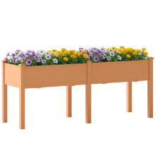 Huerto Urbano Elevado Marrón 184 x 59 x 76.5 cm