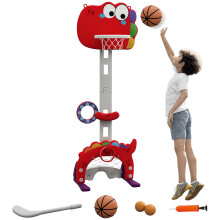 Canasta de Baloncesto Rojo 46 x 51 x 152 cm