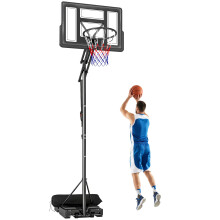 Canasta de Baloncesto Negro 120 x 120 x 370 cm