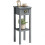 Homcom Mesa Auxiliar Gris 30 x 30 x 75 cm 1