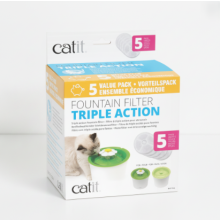 Catit Genuine Filters for 3 Litre Flower Fountain and Fresh and Clear